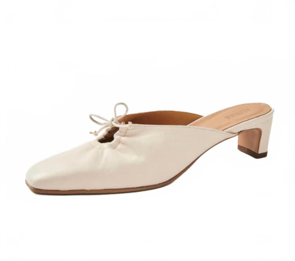NEW ALOHAS women's amar mules in cream